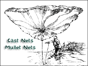 Cape Coral Bait and Tackle, Cast Nets, Mullet Nets